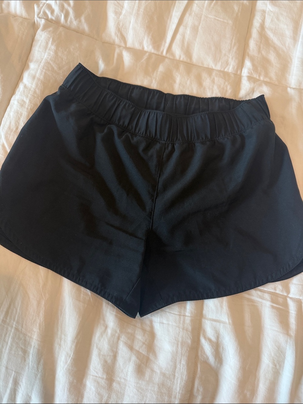 Old Navy Black Girls' Athletic Shorts with Elastic Waistband